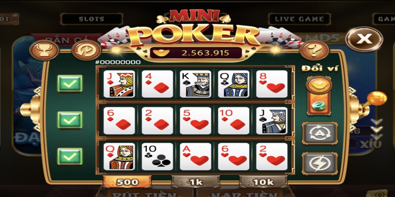 Cách Chơi Mini Poker Đơn Giản Tại Cổng Game Iwin 2 Cách chơi mini poker đơn giản, dễ dàng giành chiến thắng