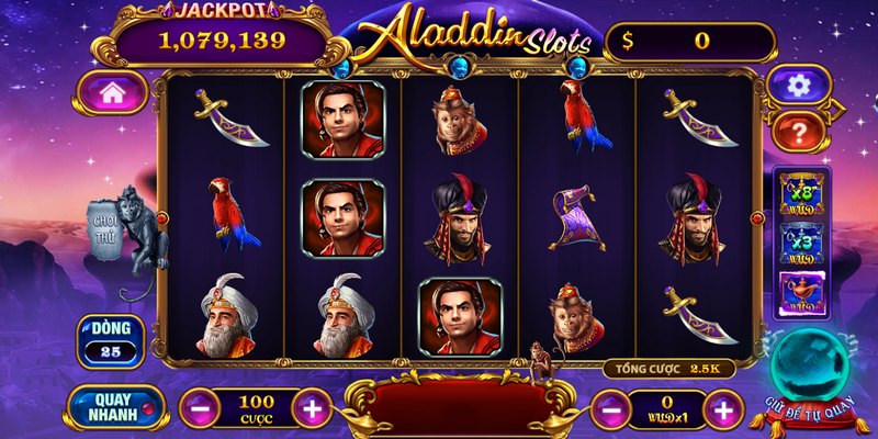 Cách Chơi Aladdin Slots Iwin Được Cao Thủ Game Bật Mí 2 Game Aladdin Slots là trò chơi nổ hũ trực tuyến thú vị
